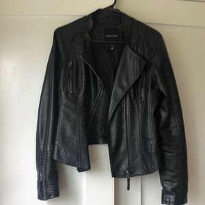 Leather Jacket: Flattering - Edgy